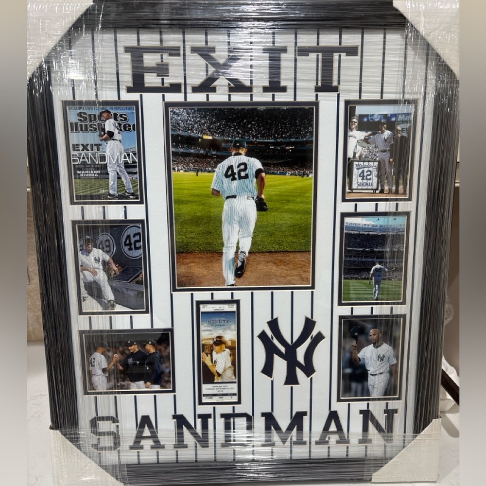 Yankees Exit Sandman Framed Collage